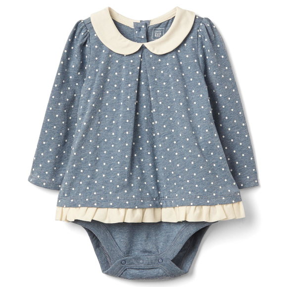 Baby GAP Woven Collar Body One Piece 3-6 Months - Picture 1 of 2